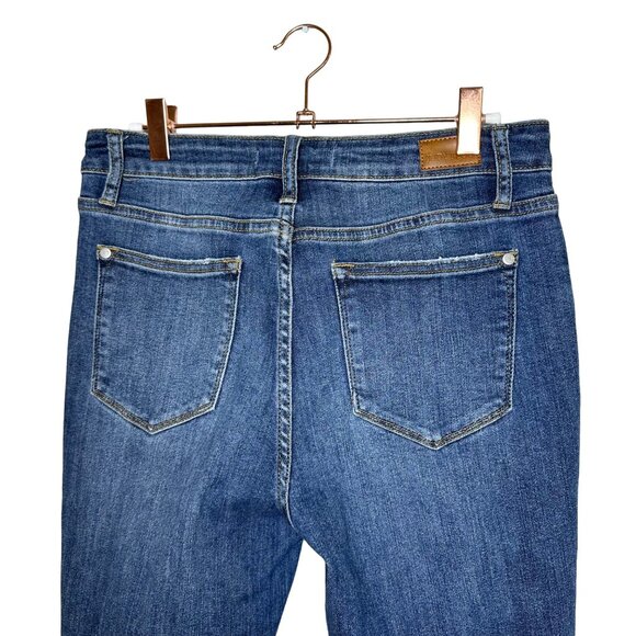 Judy Blue Mid-rise Skinny Fit Jeans Size 28 Destroyed JB8877 Stretch Denim - Picture 5 of 10